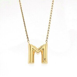 Louis Vuitton Necklace - LV & ME Initial Necklace Letter M - SOLD OUT ONLINE